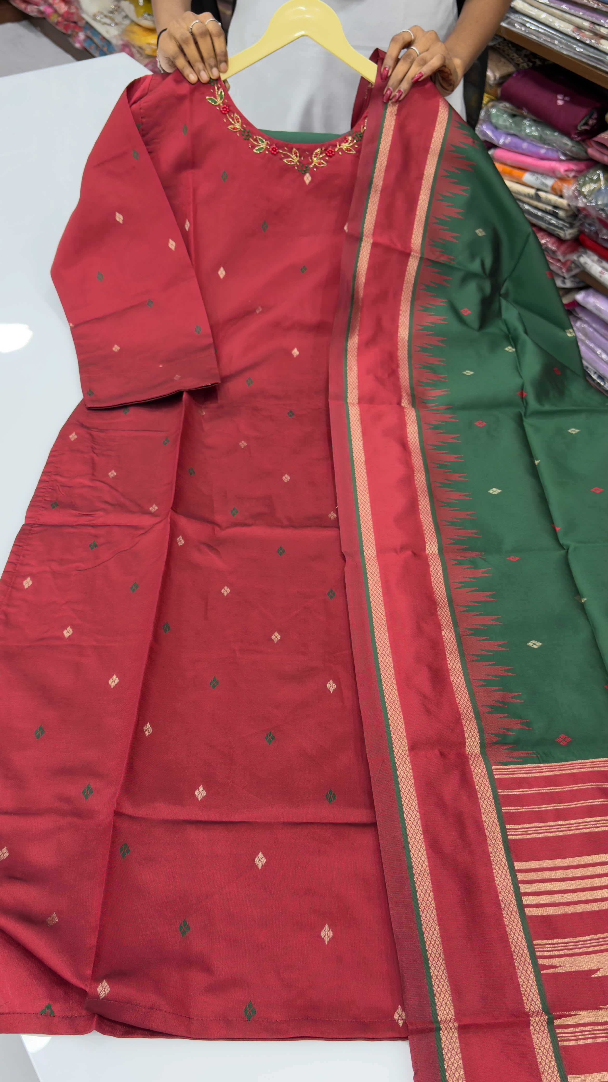 Soft Pattu 3 Piece Sets