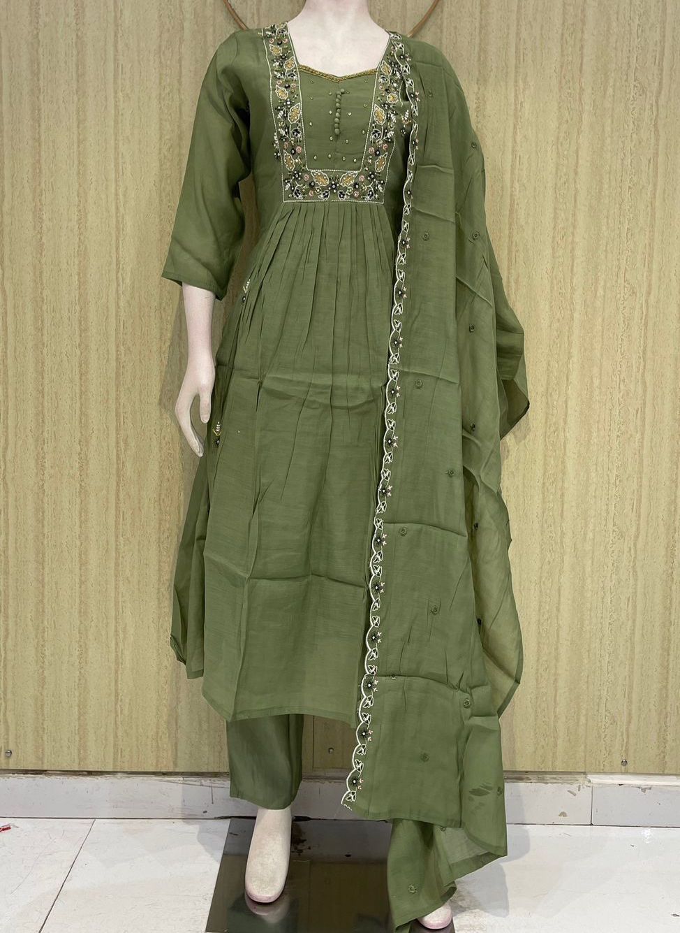 Mul Chanderi dress