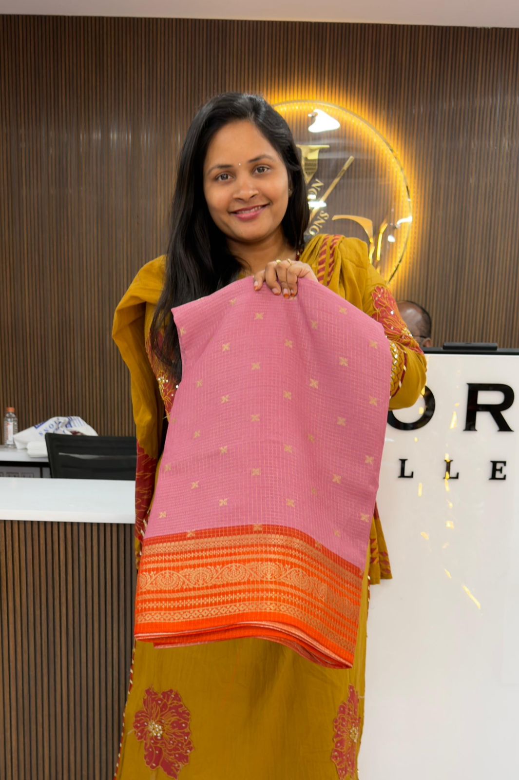 Vintage Chexs Saree