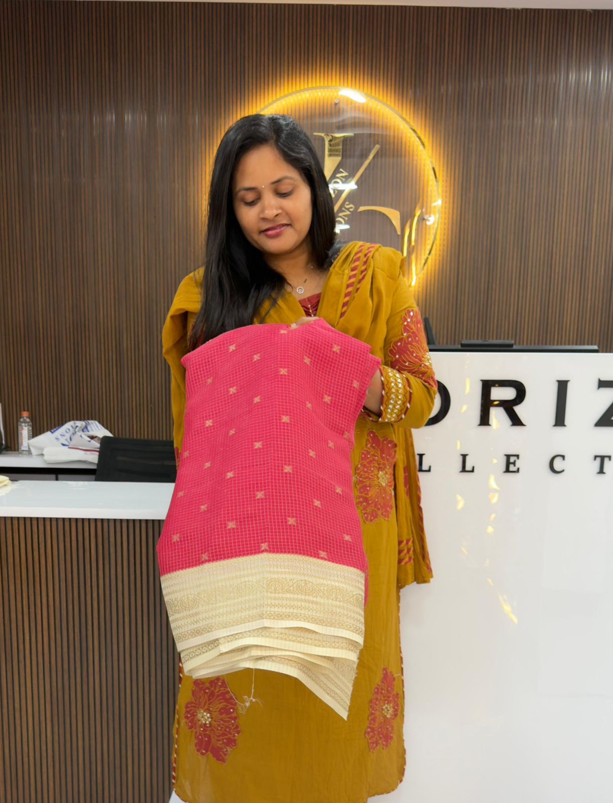 Vintage Chexs Saree
