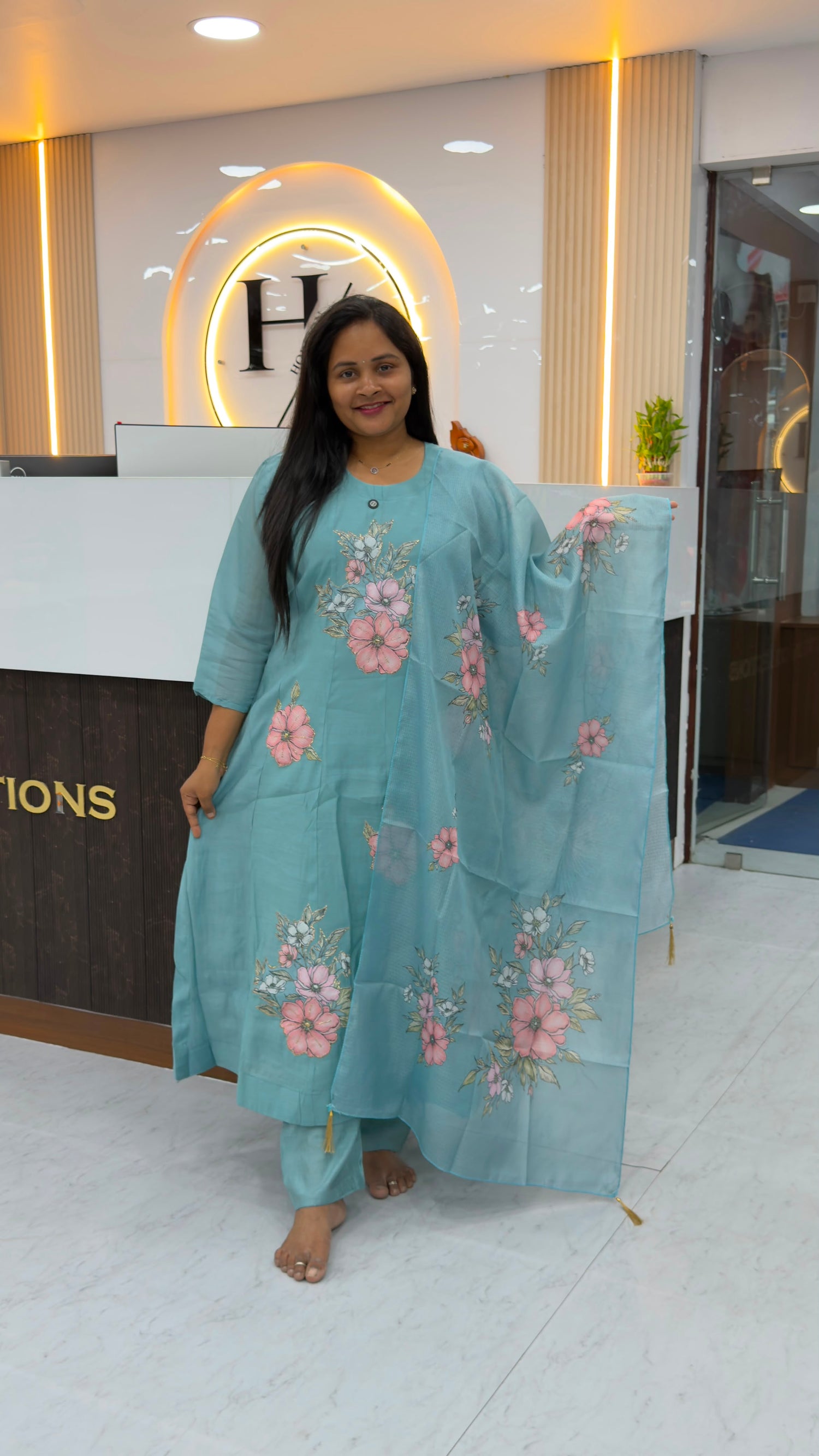 Party wear Anarkali Set
