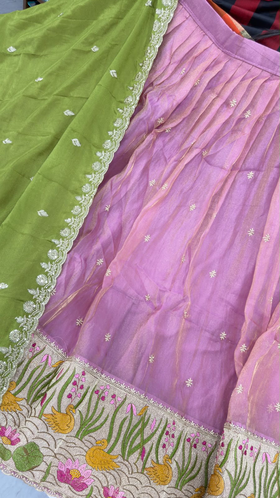 Banarasi Tissue lehenga