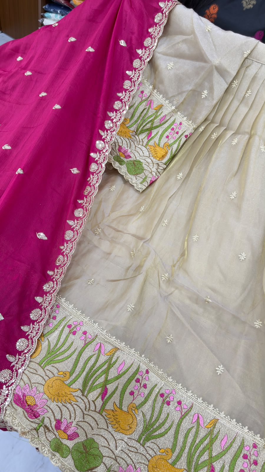 Banarasi Tissue lehenga