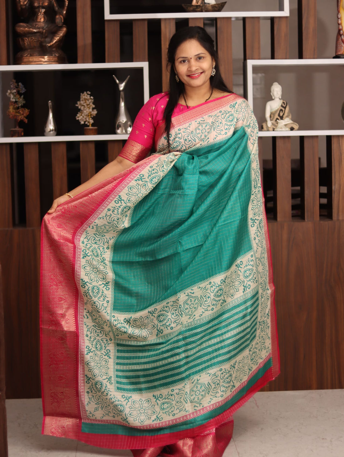 Kollam style mangalgiri checks