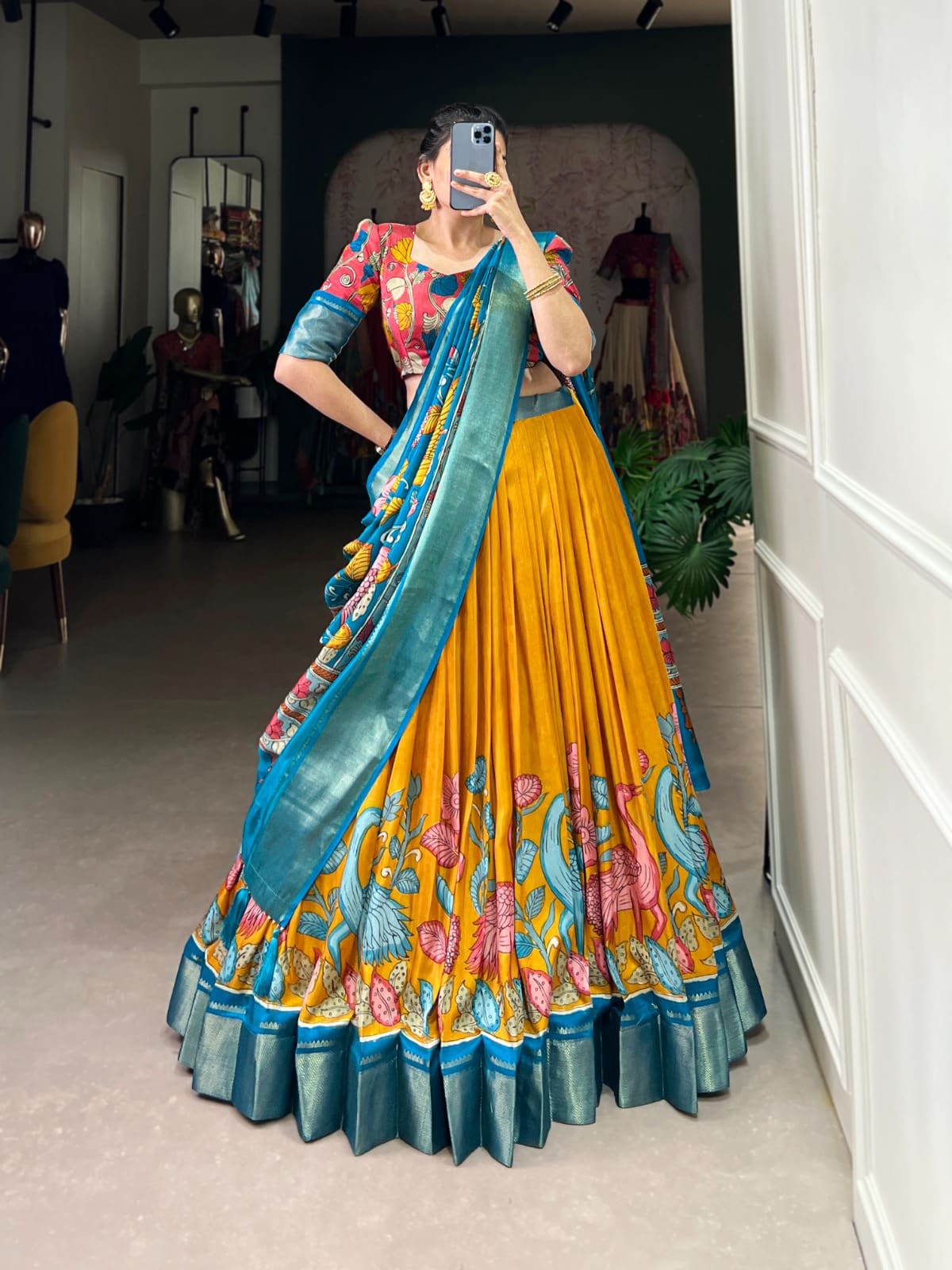 Kalamkari Lehenga