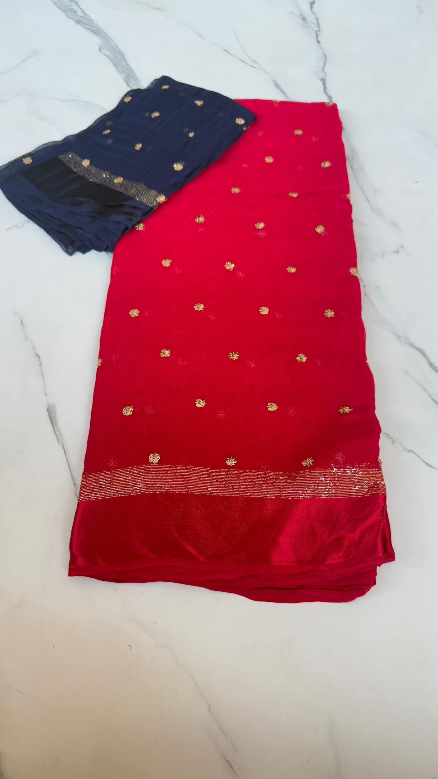 Georgette party wear sarees