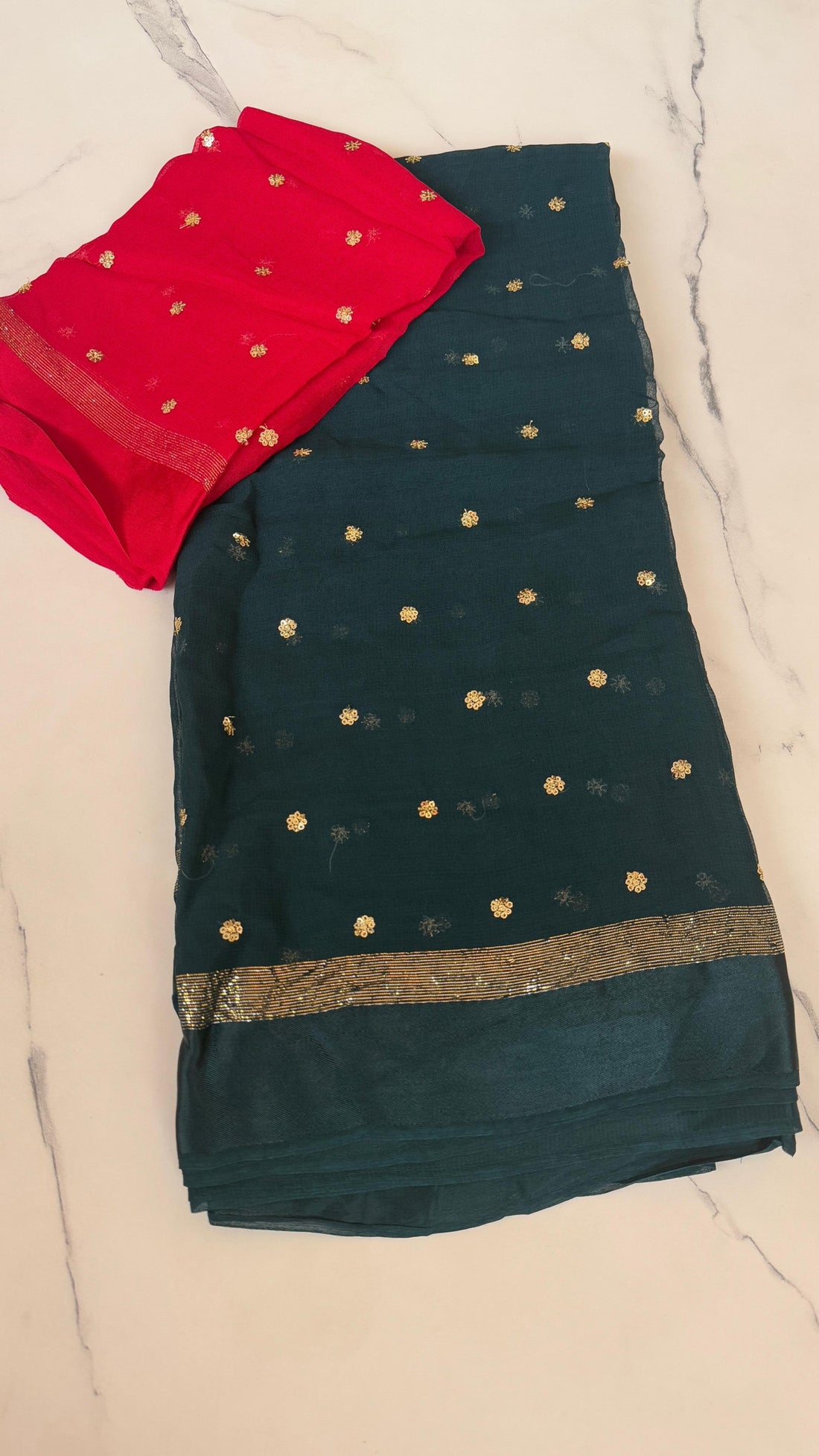 Georgette party wear sarees