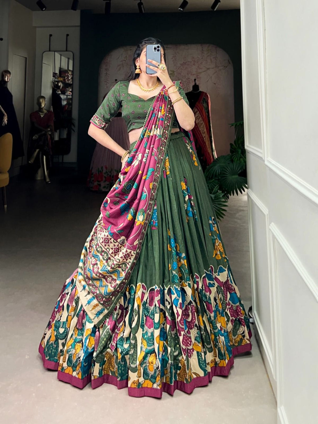 Tussar Lehengas