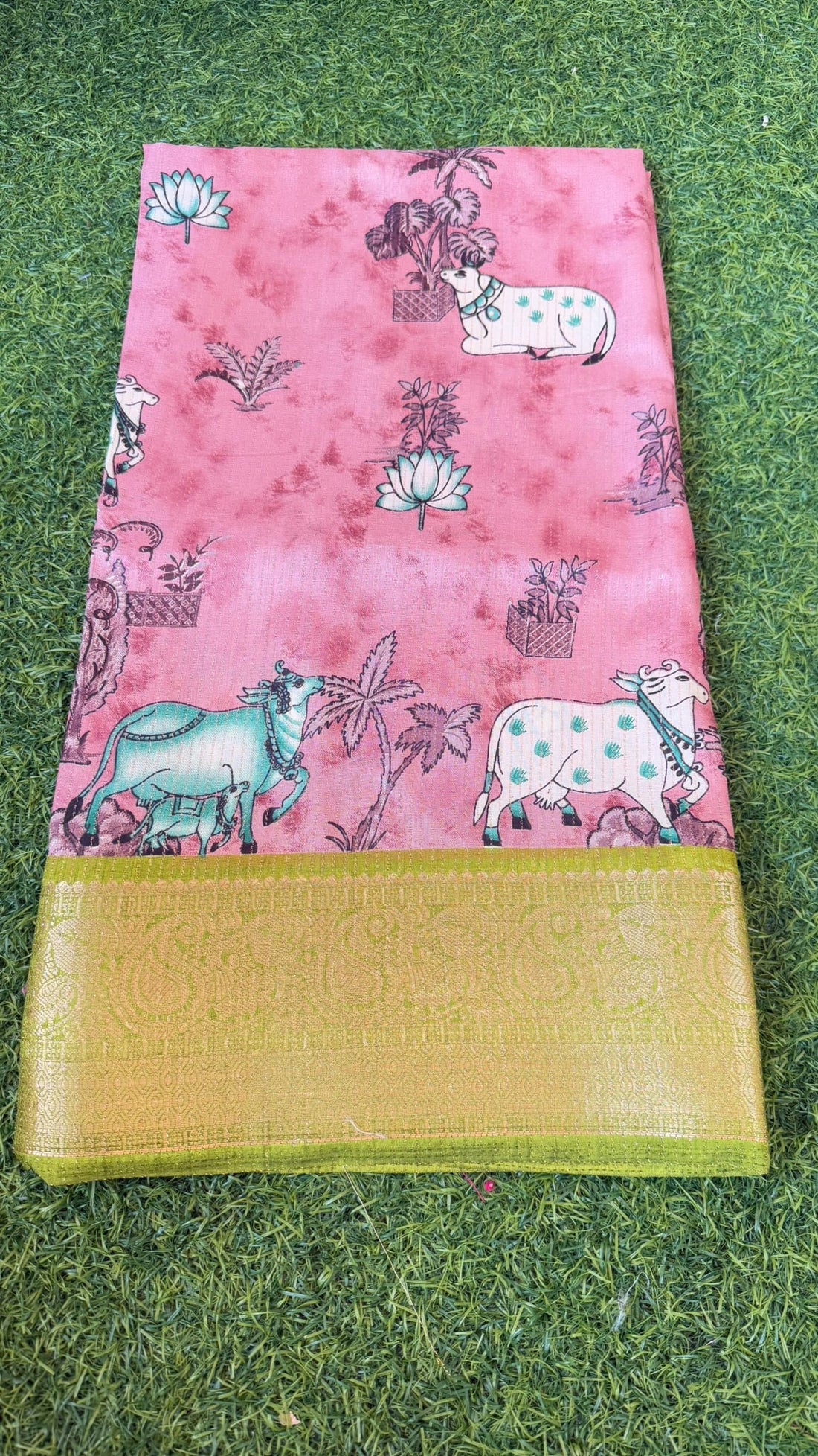 Pichwai Design Saree