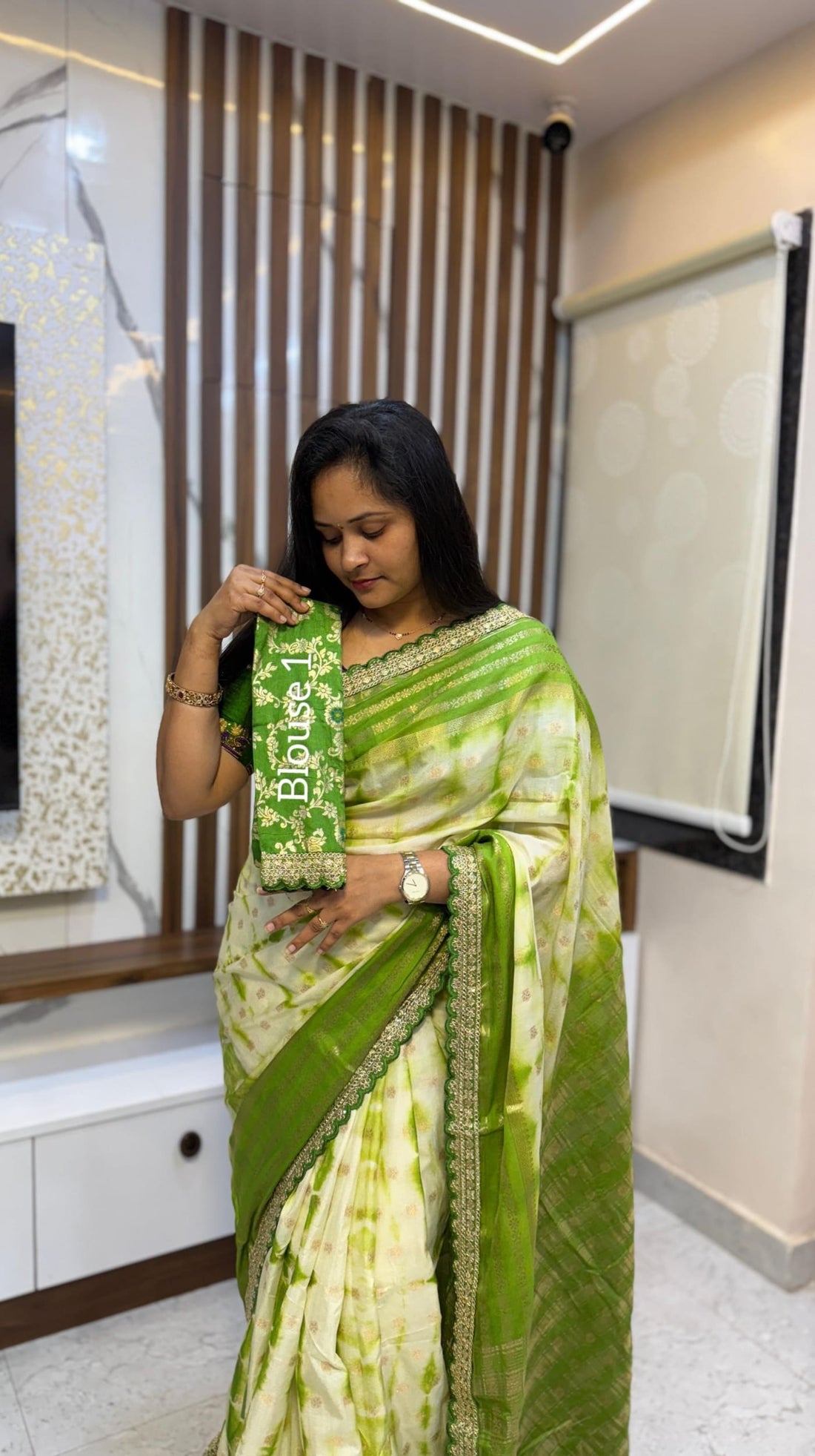Shibori Banarasi Blouse