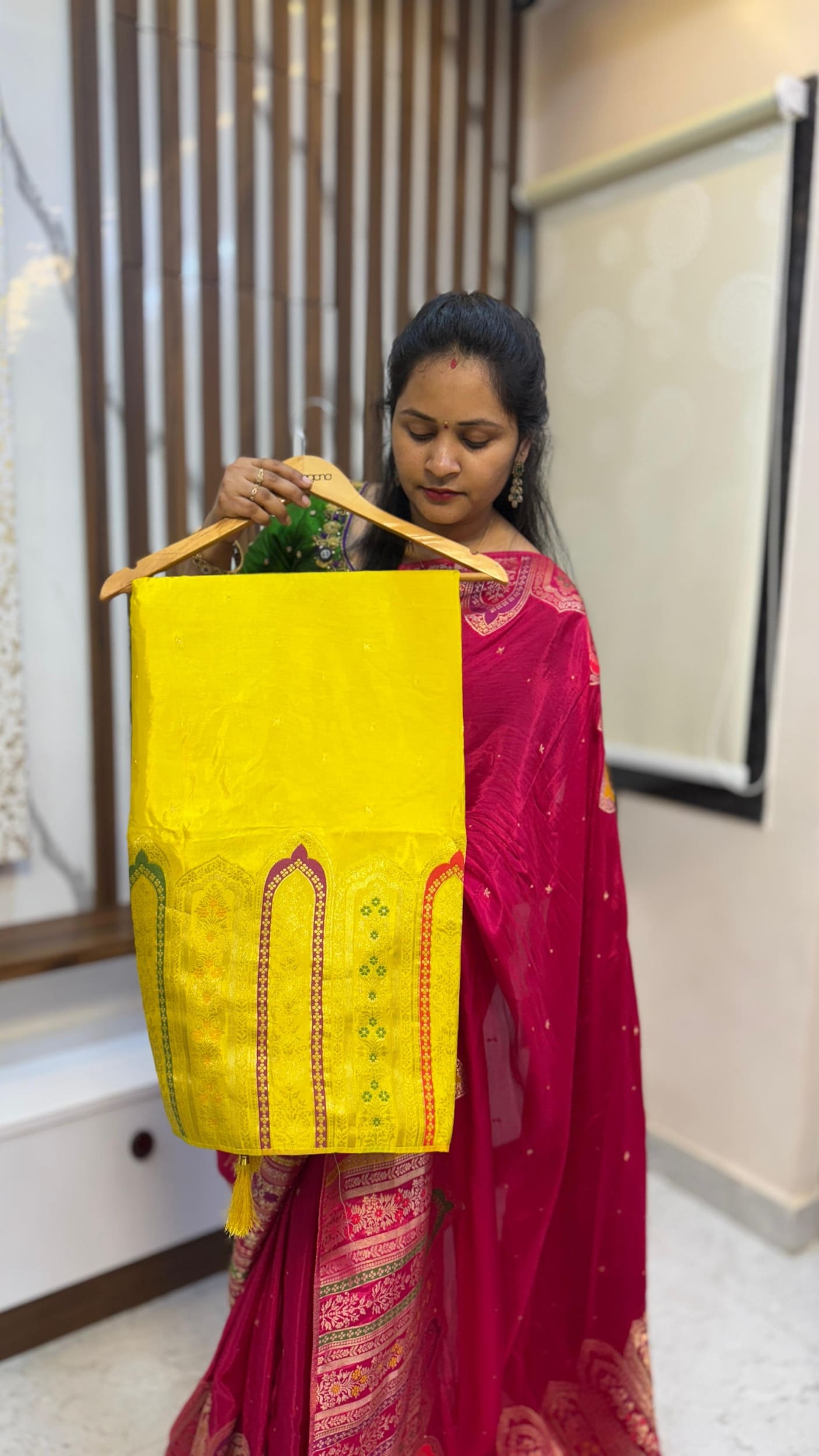 Premium Banarasi Satin Crepe Sarees