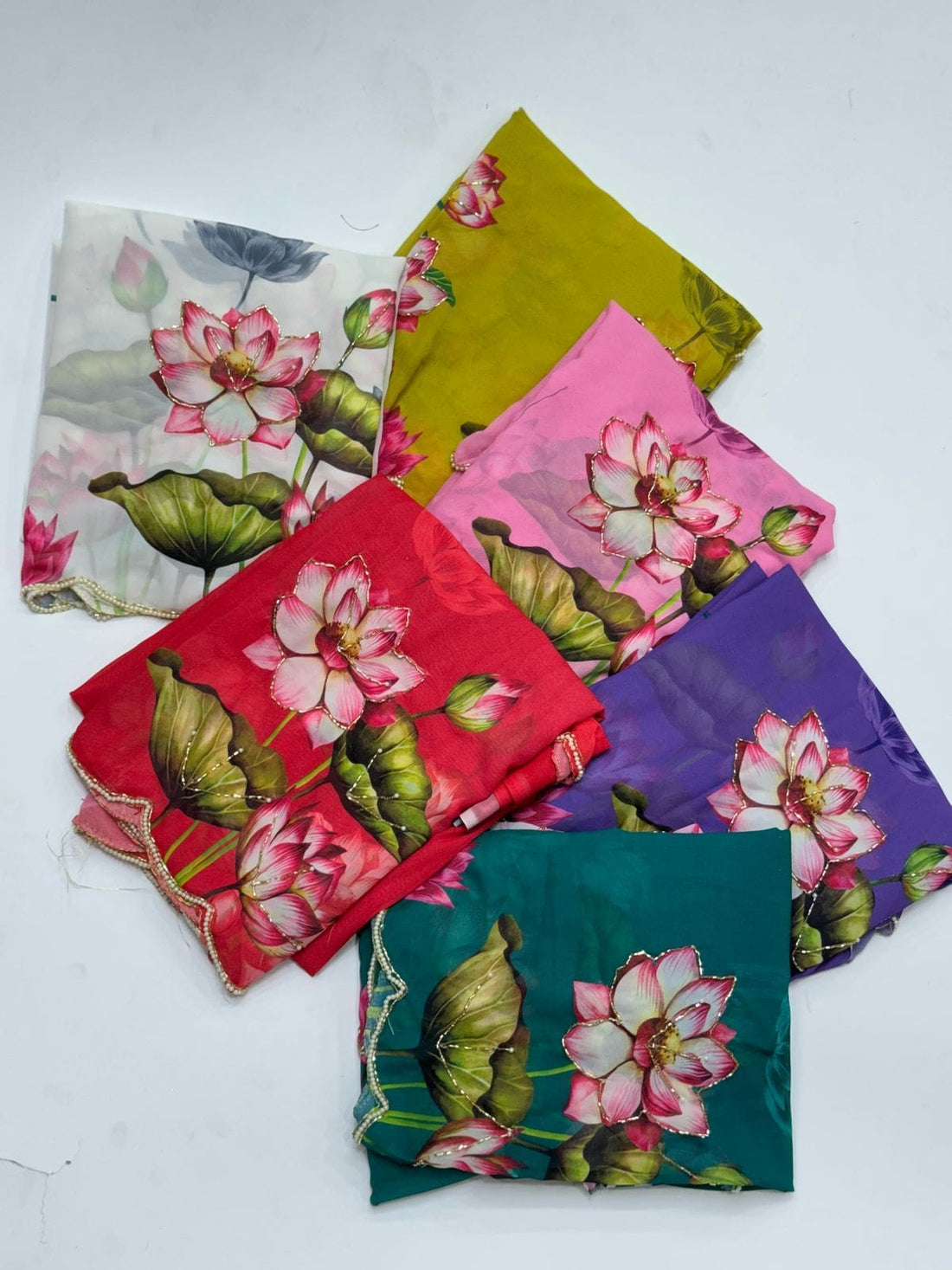 Pichwai Design Tabby silk