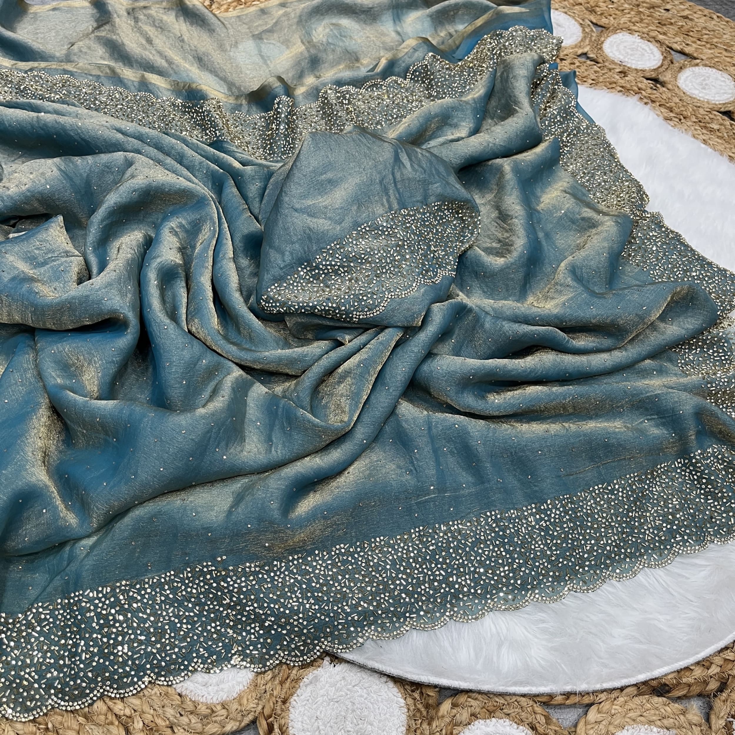 Space Silk Designer Saree