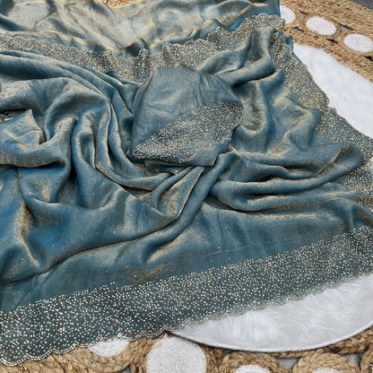 Space Silk Designer Saree