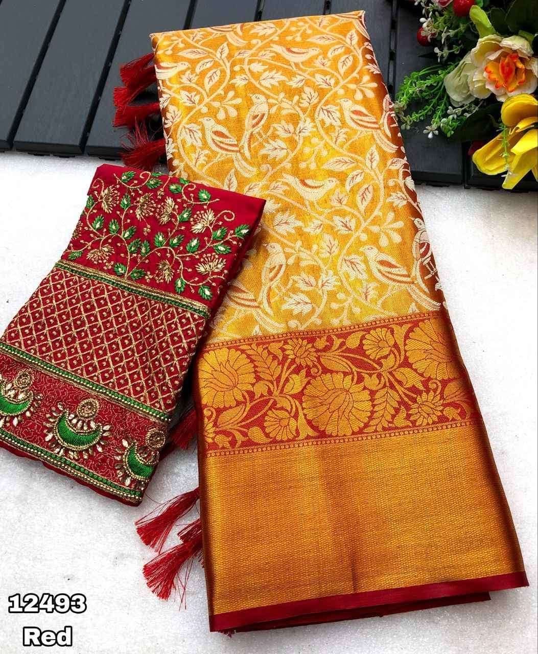 Kanjivaram silk with work blouse