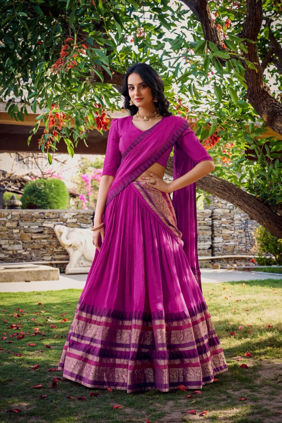 Chanderi Lehenga