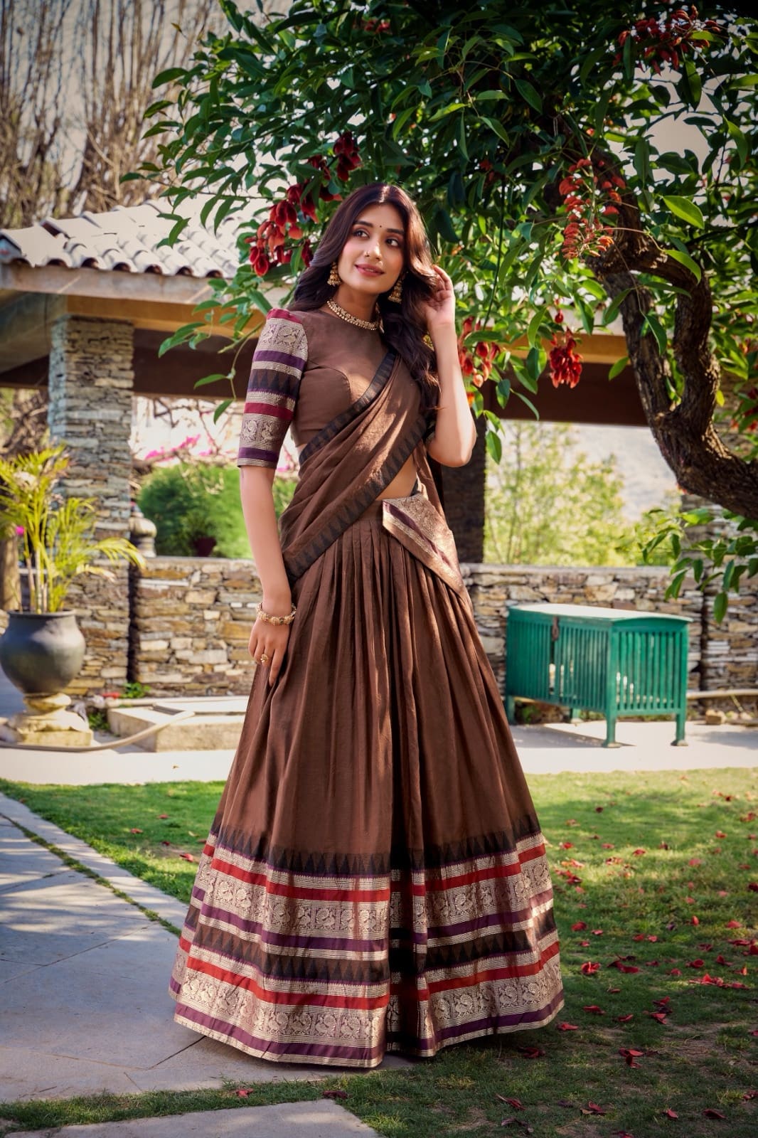 Chanderi Lehenga