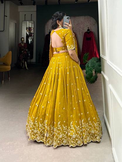 Mustard lehenga