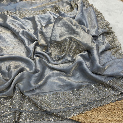 Space Silk Designer Saree