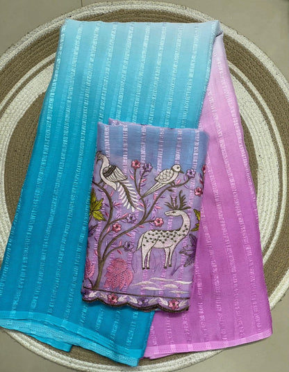 Dual Shade Sarees