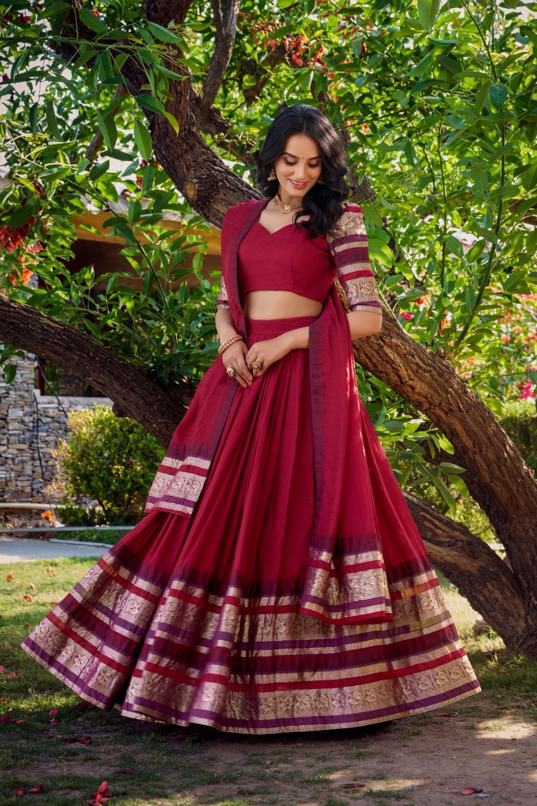 Chanderi Lehenga