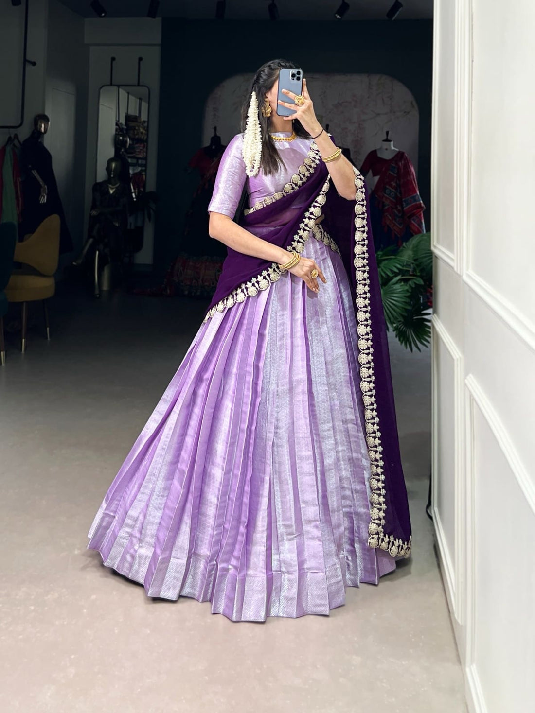 Lavender Lehenga