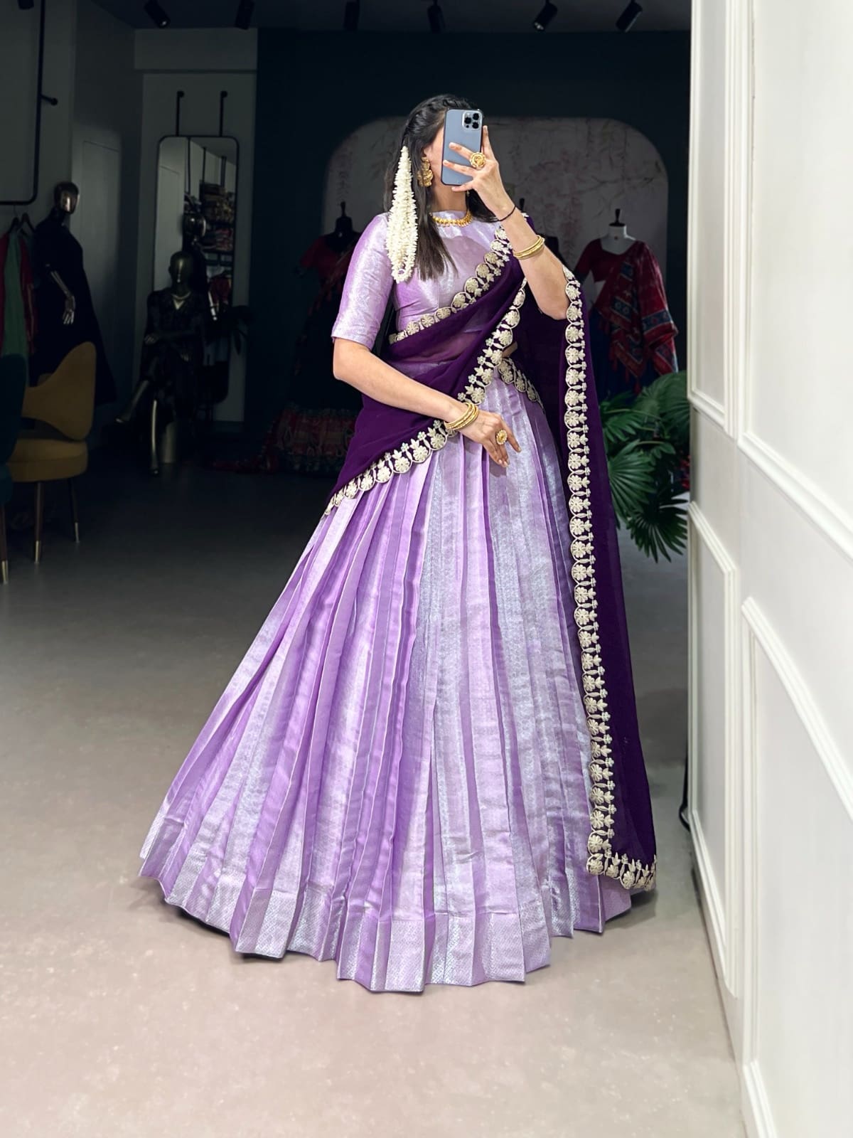 Lavender Lehenga