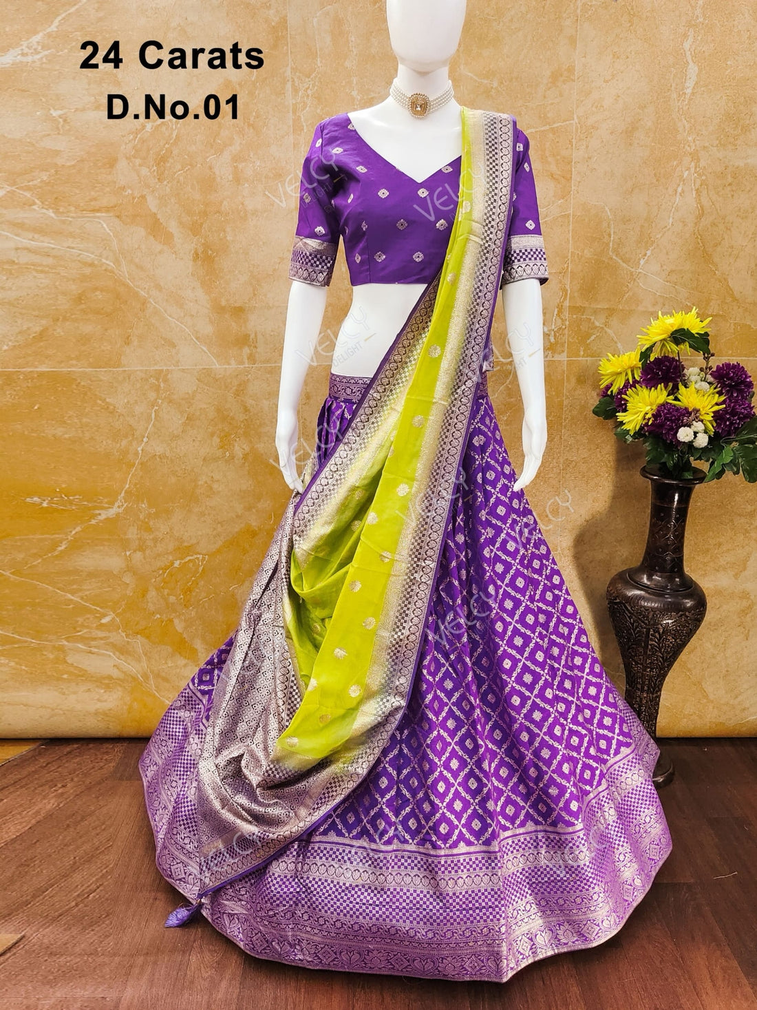 Purple lehenga