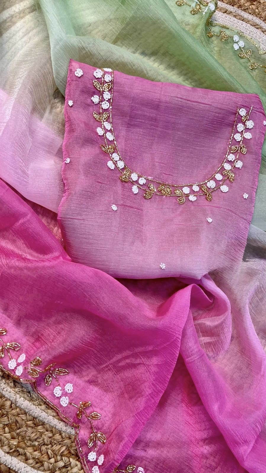 Triple Shaded Party Wear Sarees