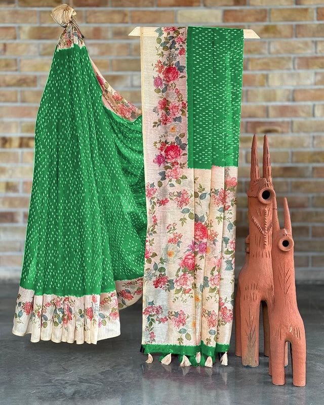 Bandini designer Tussar saree