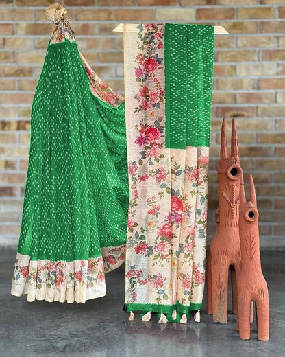 Bandini designer Tussar saree