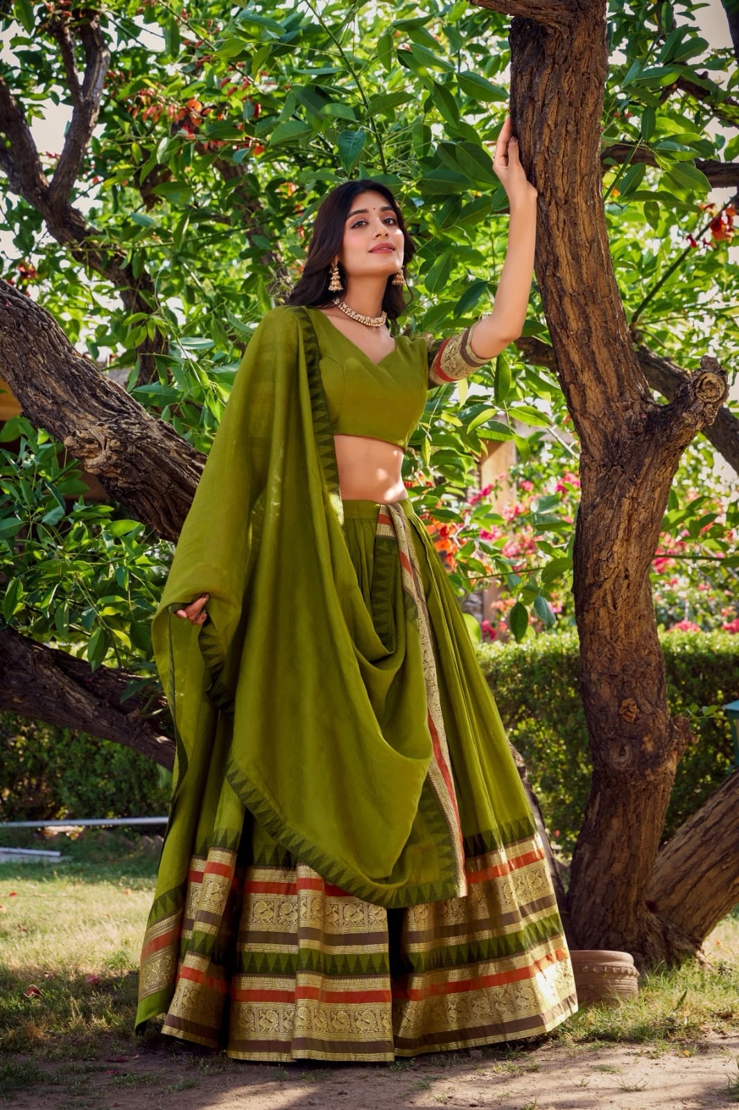 Chanderi Lehenga