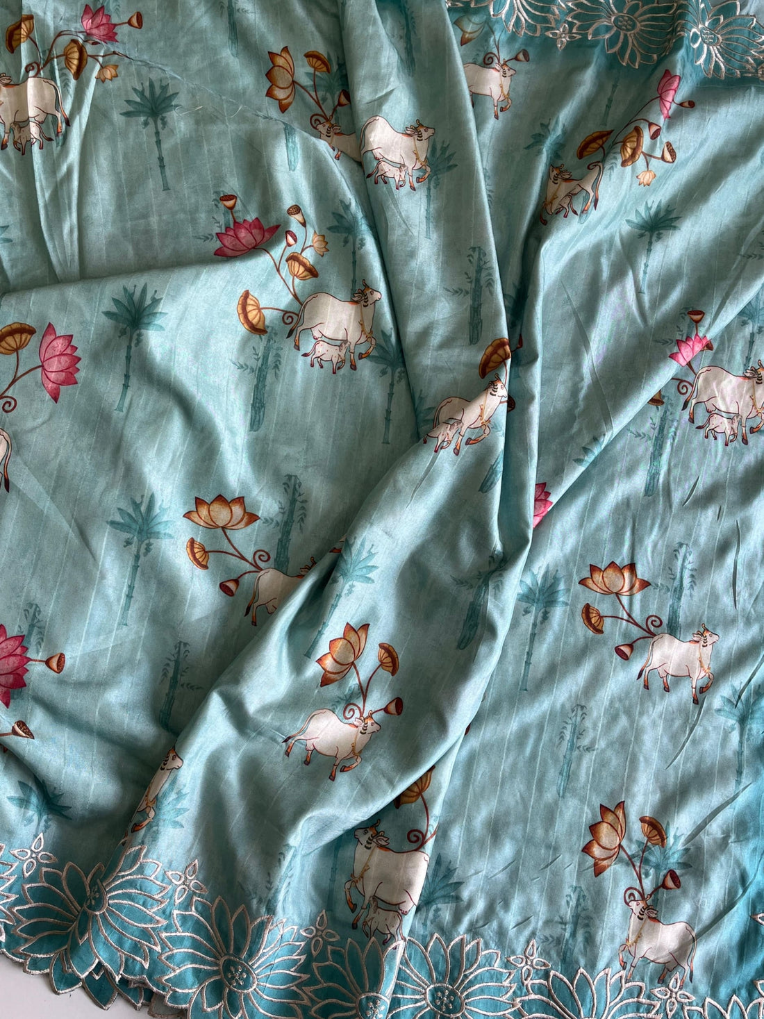 Pichwai Tussar Saree