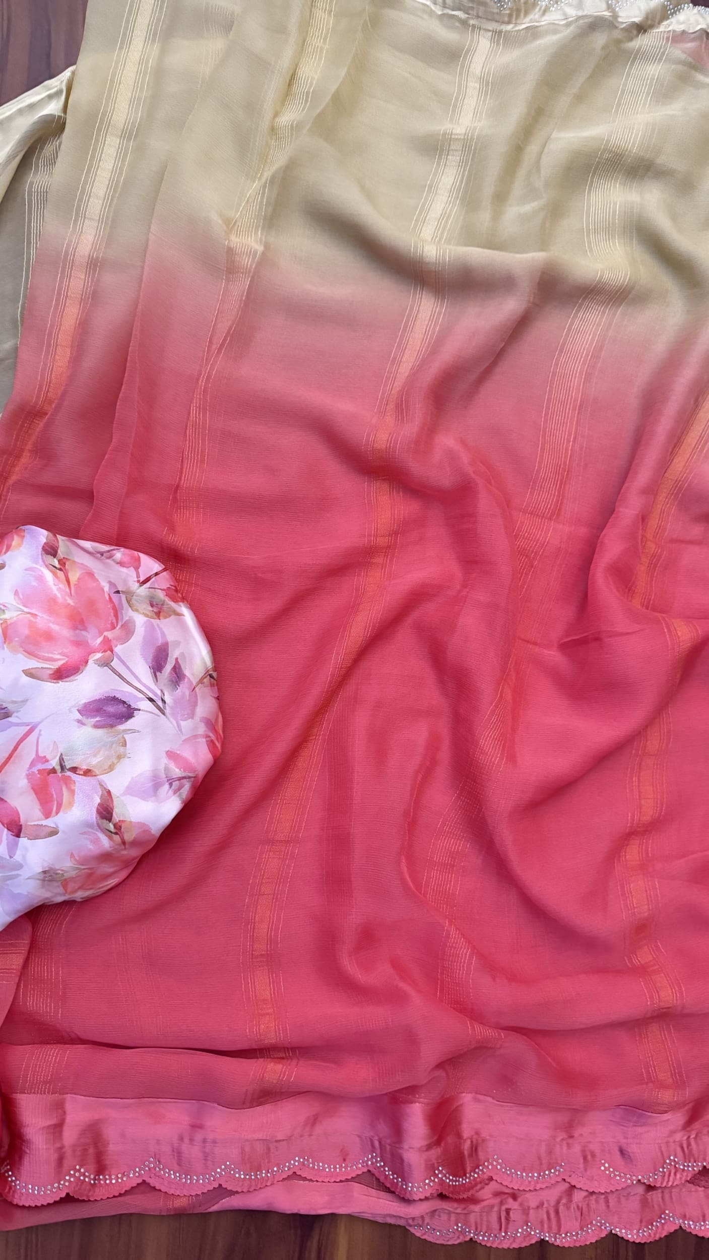 New year dual shade sarees