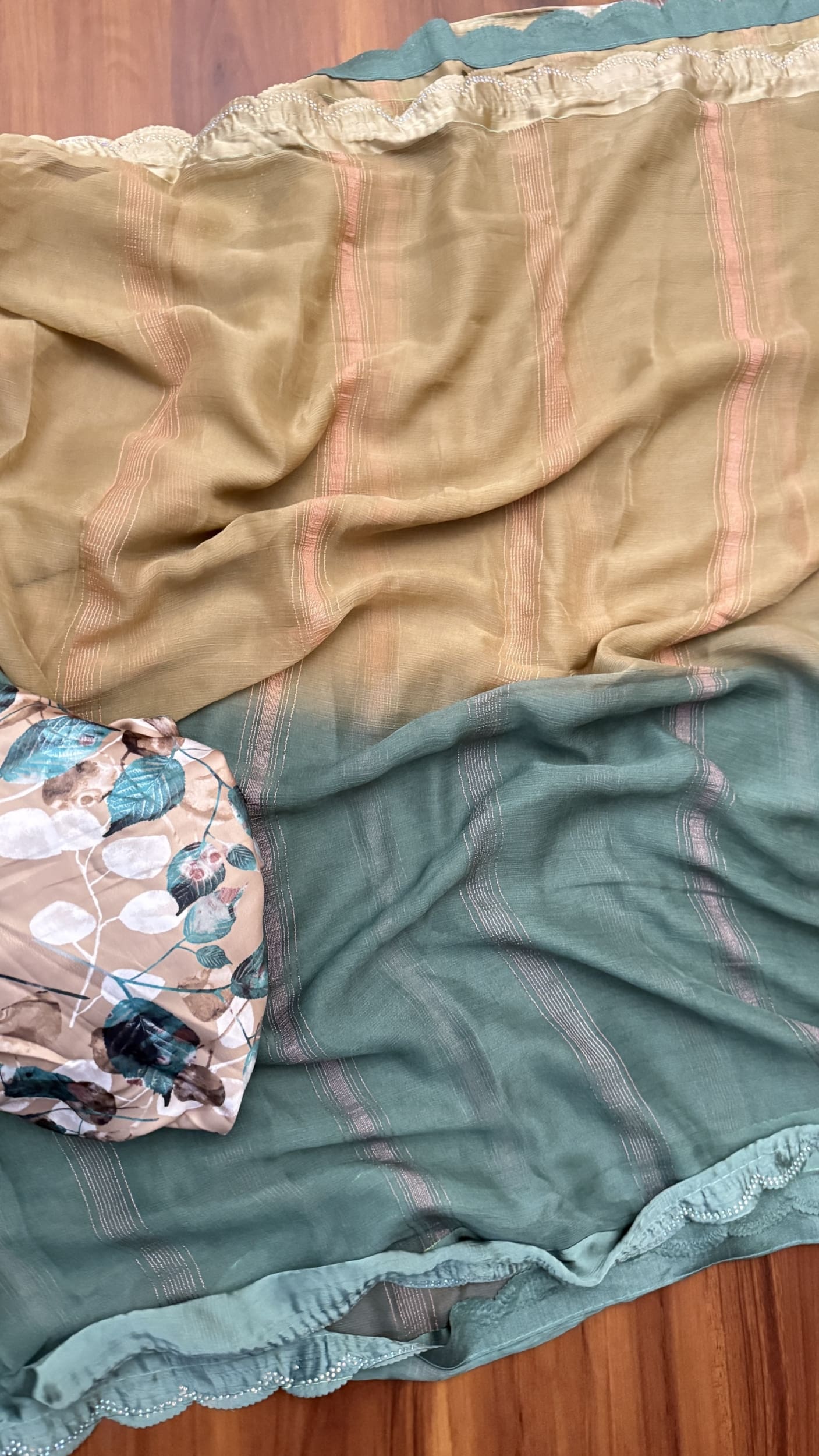 New year dual shade sarees