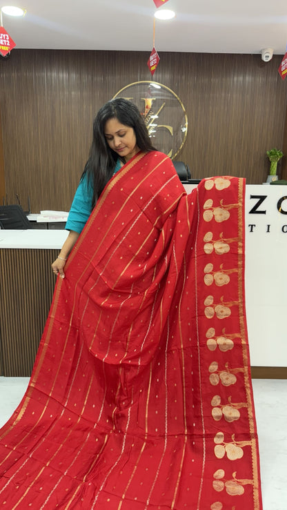 Sravanam special Red Saree