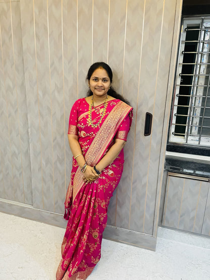 Brocade soft Banarasi saree