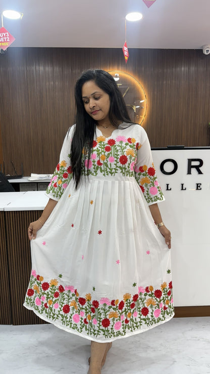 Floral Georgette frocks