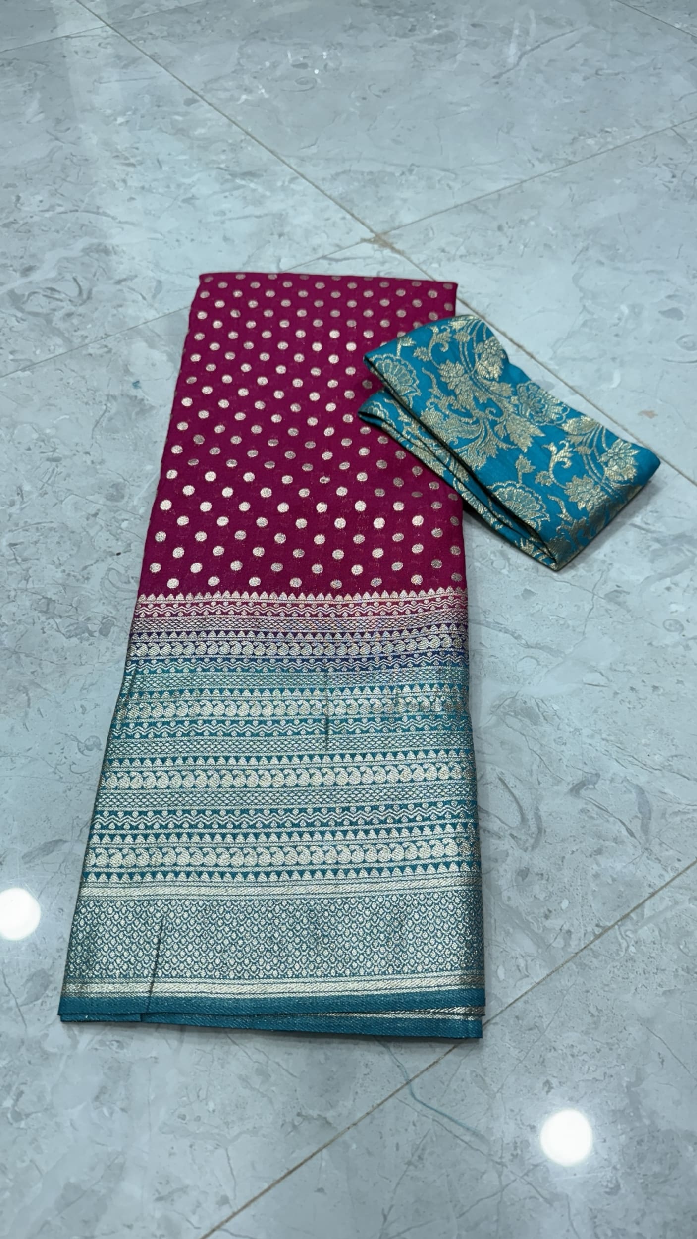 Viscose Banarasi saree