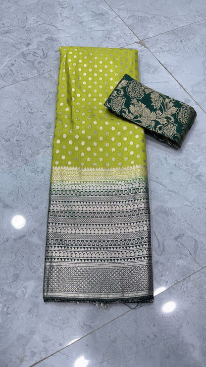 Viscose Banarasi saree