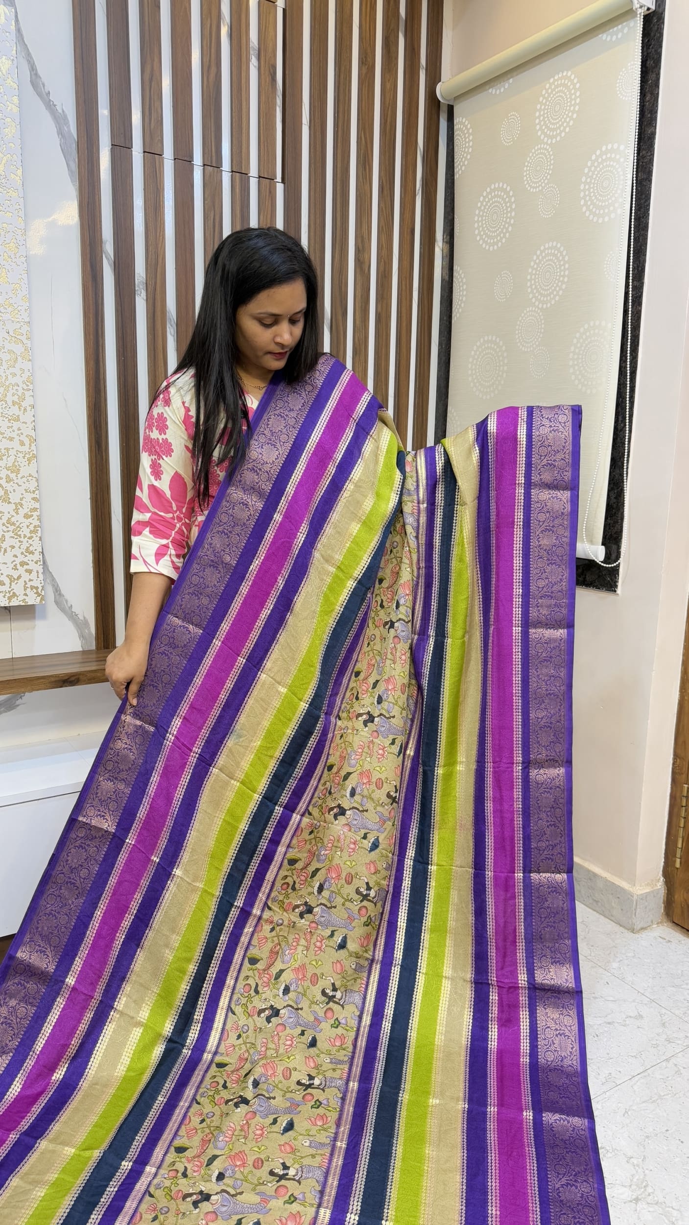 kalamkari Center Design Sarees