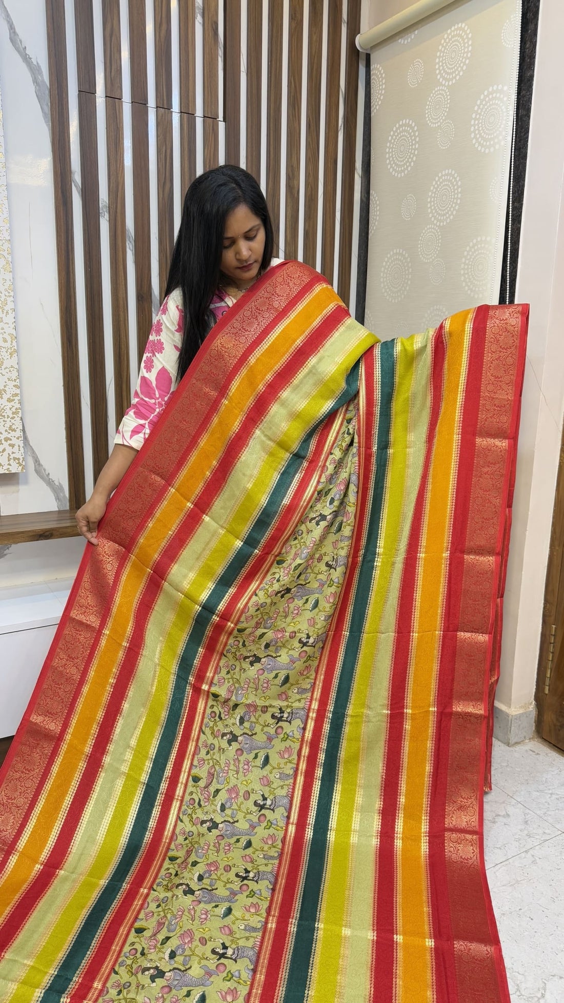 kalamkari Center Design Sarees