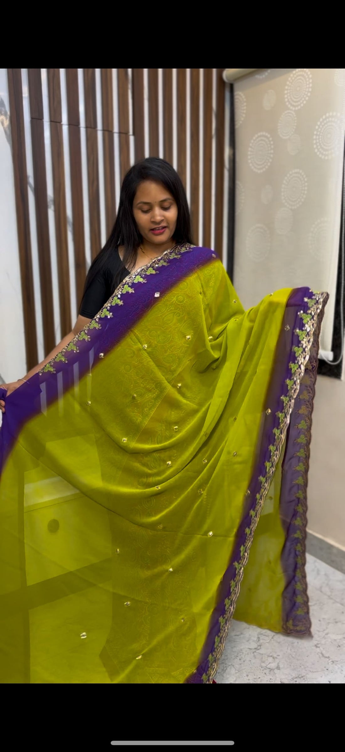 Dual Shade Saree