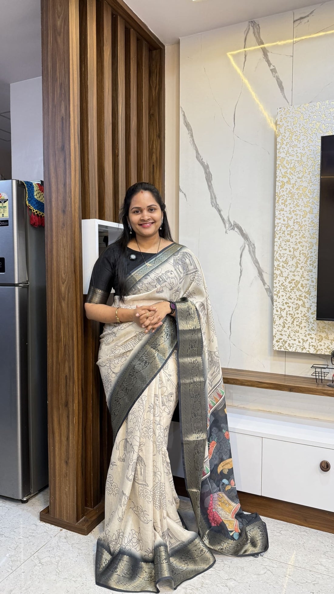 MAHESWARI SILK INSPIRED SAREE IN BUDGET RANGE
