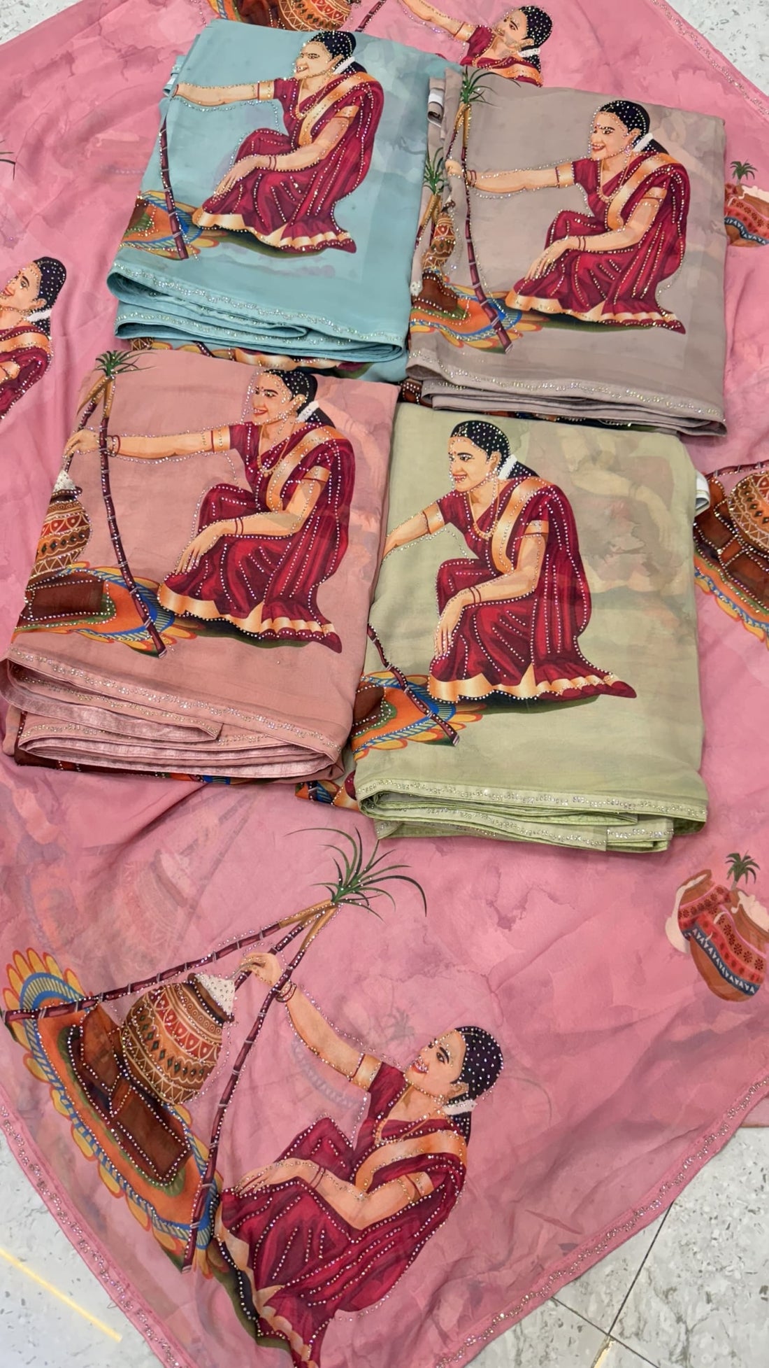 Pongal Theme Sarees