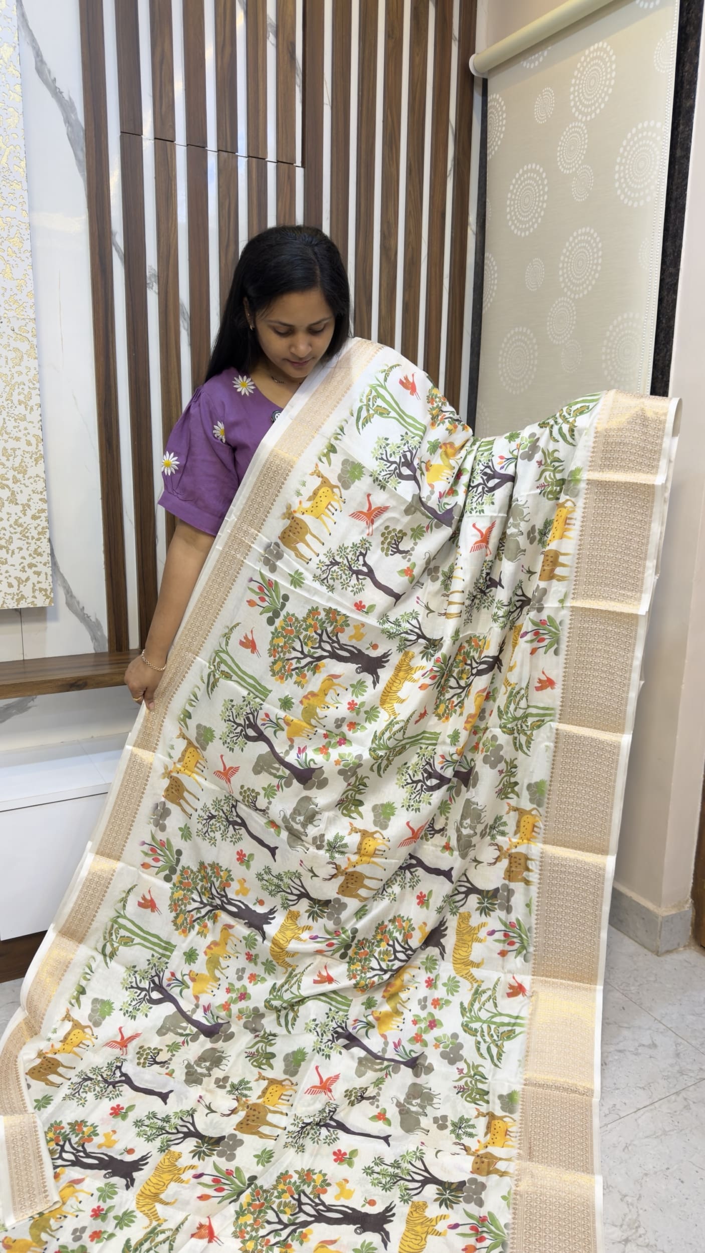 Jungle Theme Sarees