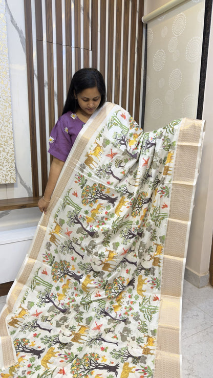 Jungle Theme Sarees