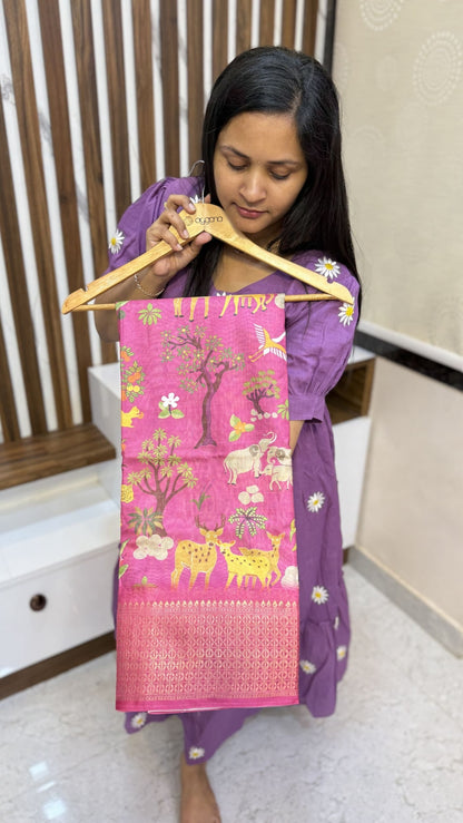 Jungle Theme Sarees