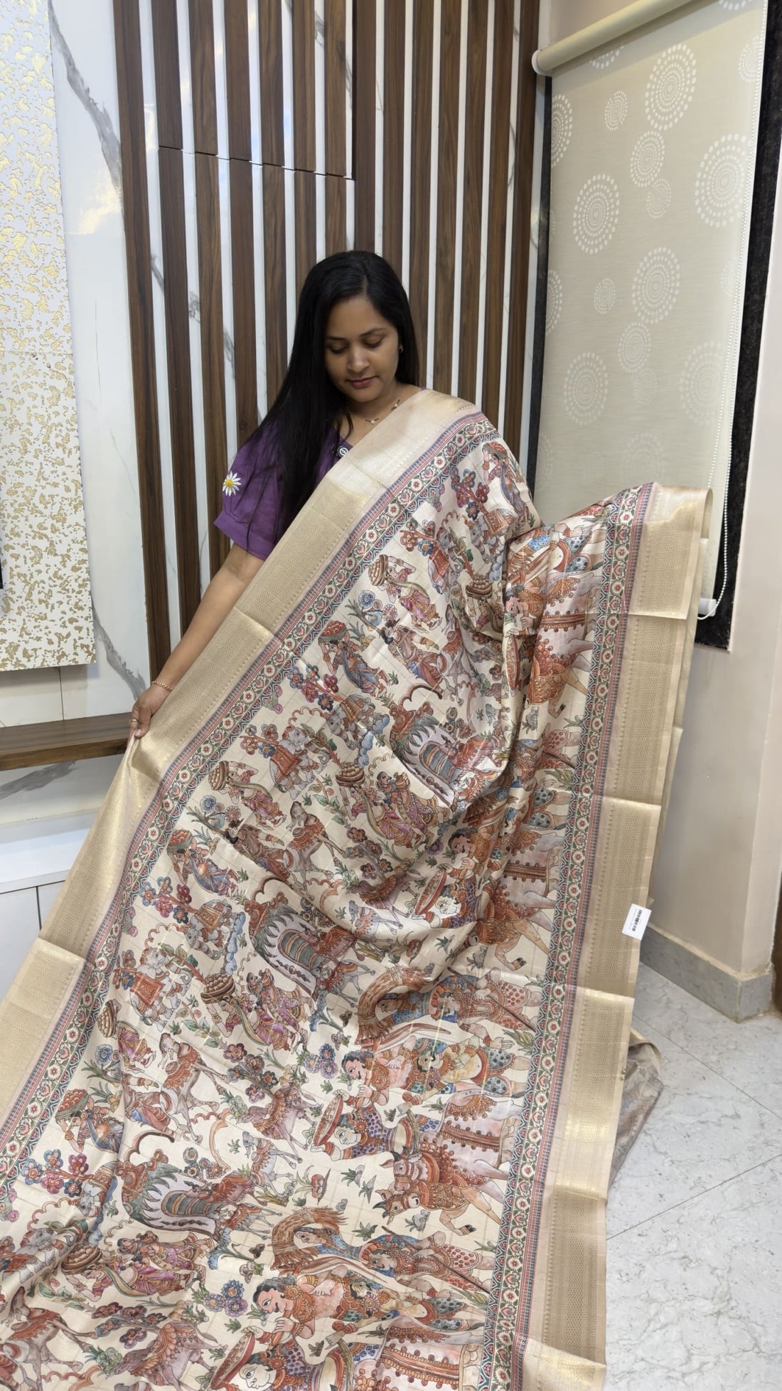 Navya Kalamkari Silk sarees