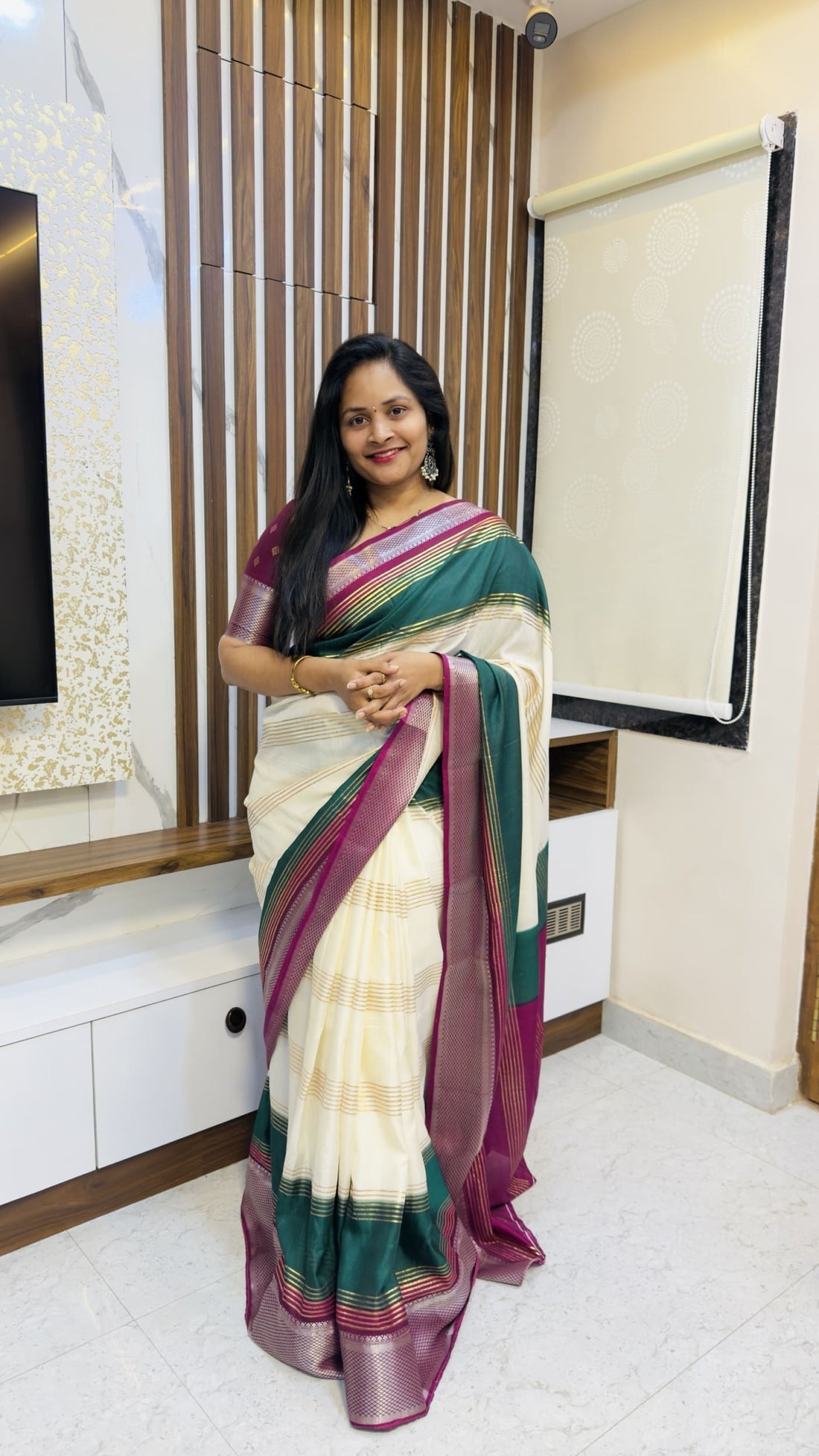 Mysore Silk Inspired Saree